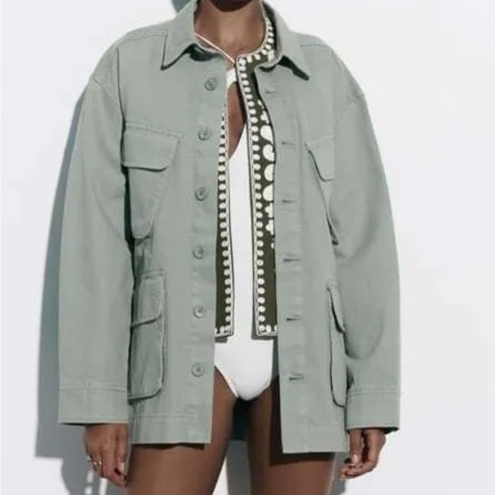 Zara Utility OverShirt Jacket